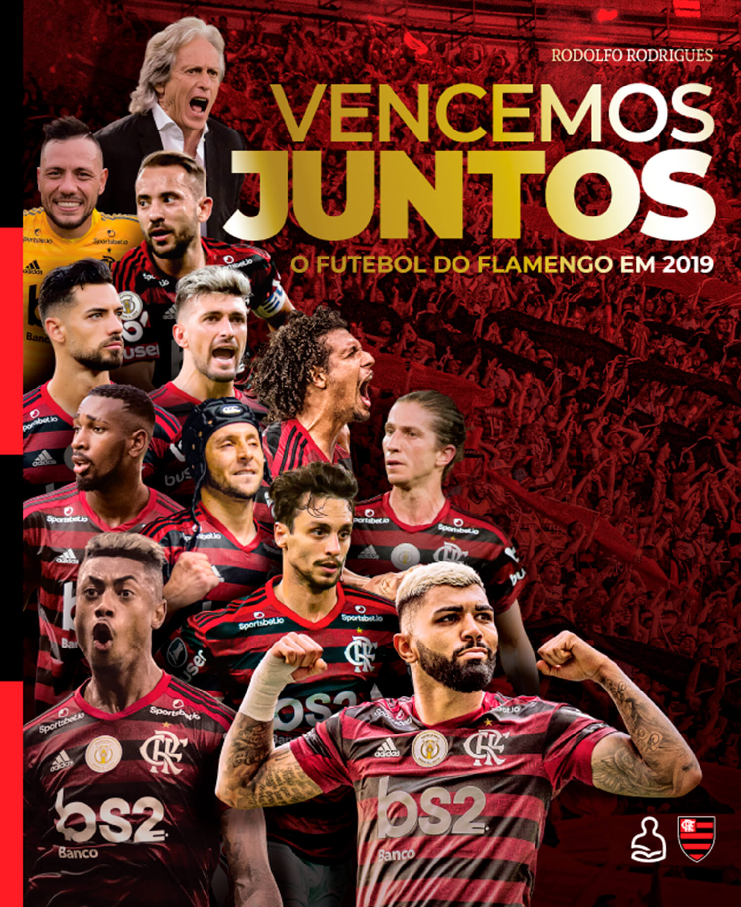 Capa do livro "Vencemos Juntos - O Futebol do Flamengo em 2019"