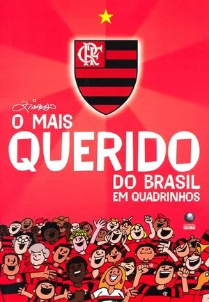 Capa do livro O mais querido do Brasil em quadrinhos, feito por Ziraldo em homenagem ao Flamengo