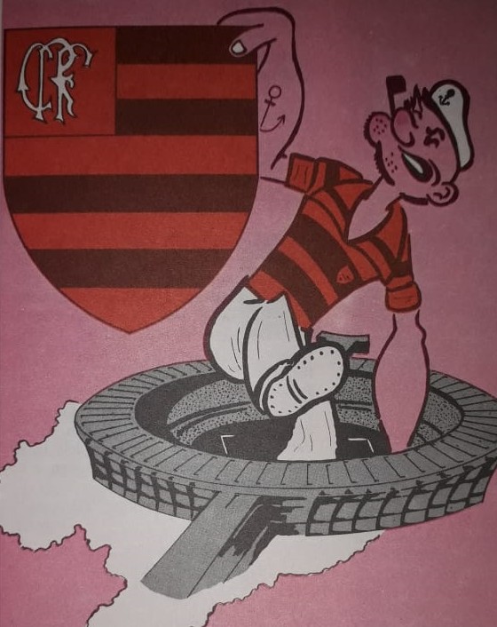 Idealizado pelo cartunista Molas, o Popeye foi a primeira mascote do Flamengo