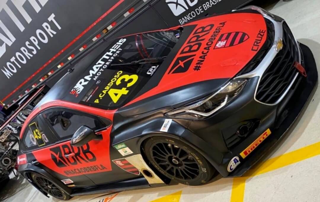 Carro do Flamengo na Stock Car