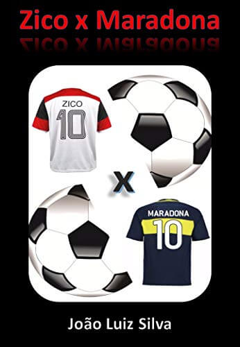 Capa do livro Zico X Maradona