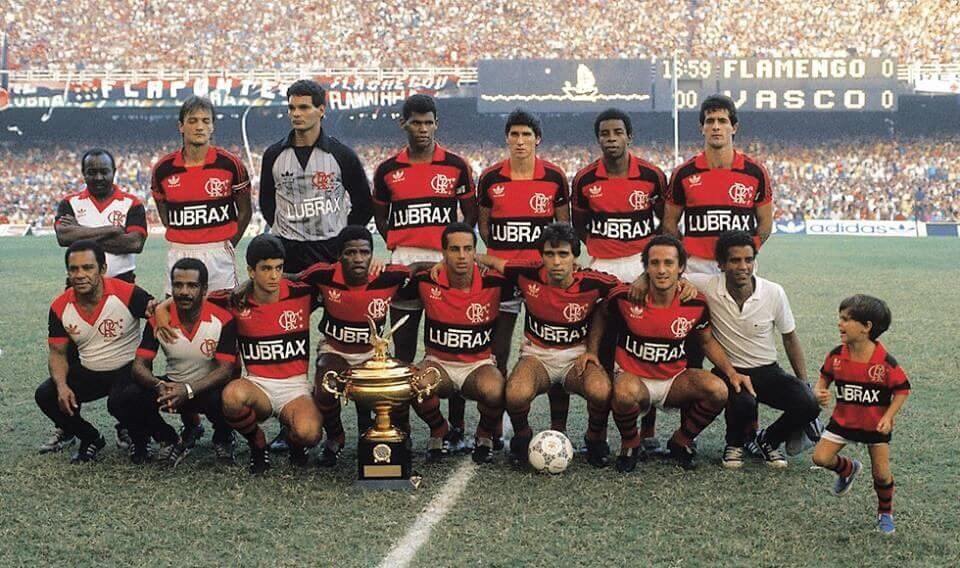 Time do Flamengo, campeão carioca de 1986