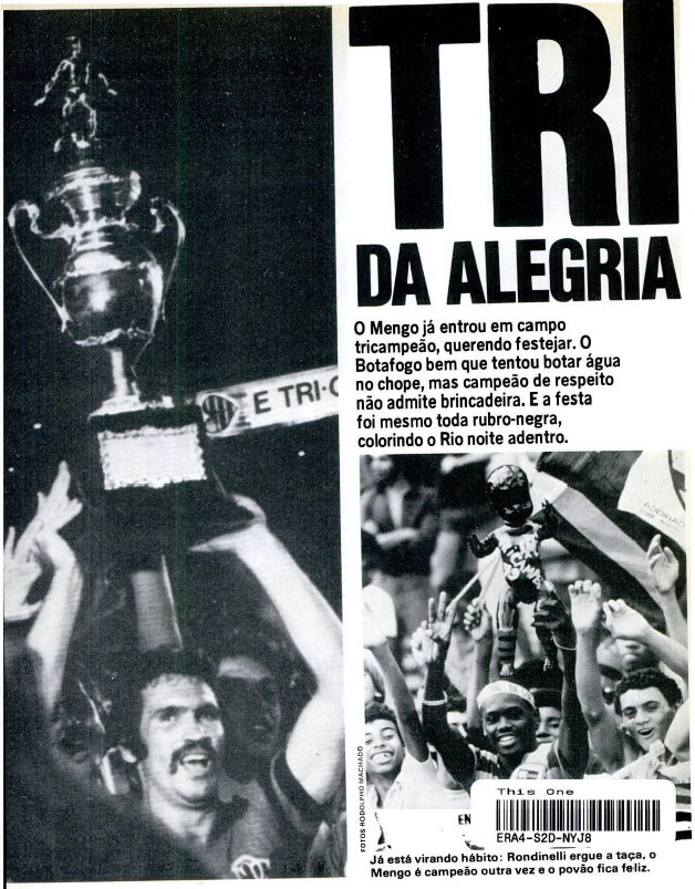 Flamengo tricampeão carioca de 1979